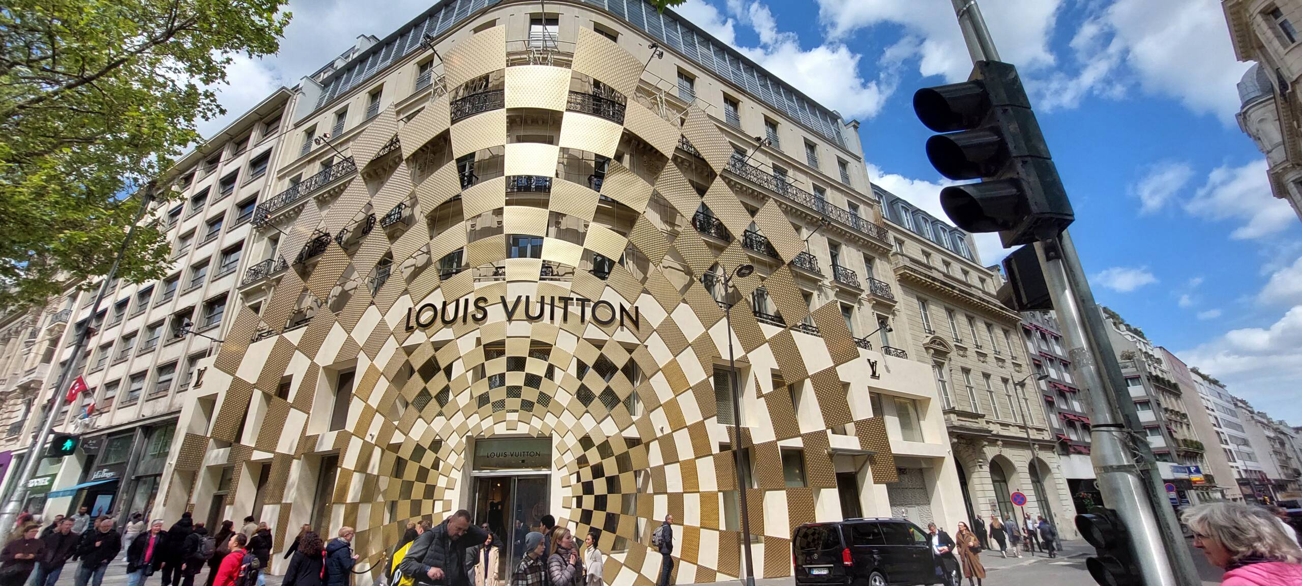 The Louis Vuitton store