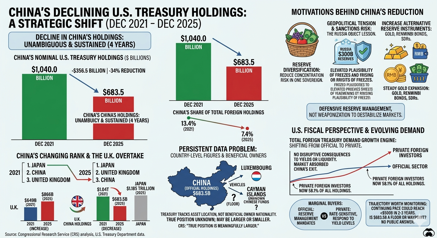 image from China Has Shed $357 Billion in U.S. Treasuries Since 2021